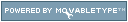 Powered by Movable Type